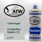 Preview: Volkswagen, Kristallsilber Metallic 2C, LY7T: 400ml Sprühdose, von ATW Autoteile West.